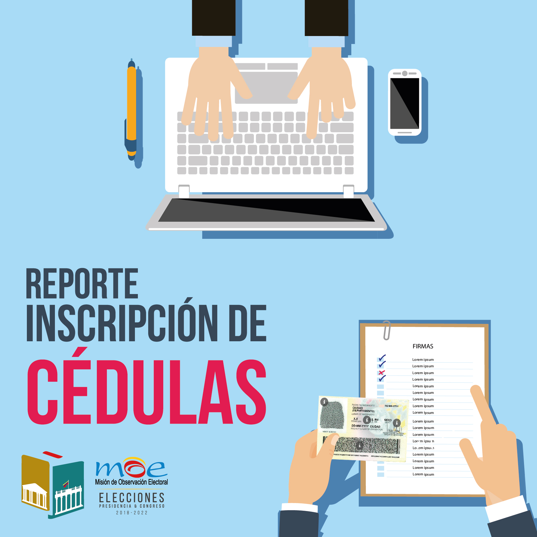Primer informe de inscripción de cédulas 2018