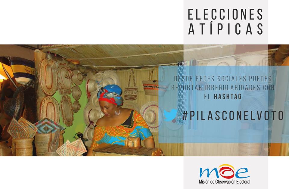 MOE califica elecciones de Tumaco en riesgo extremo
