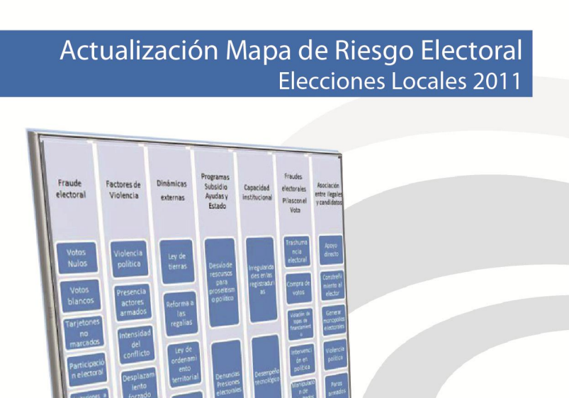 Documento MOE: Actualización mapa de municipios en riesgo electoral 2011