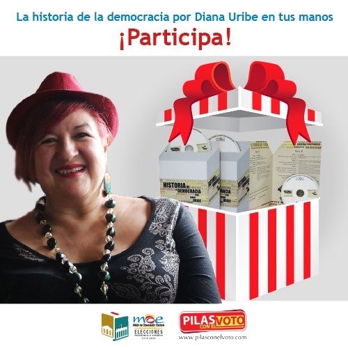 Concurso audiolibro MOE: «La historia de la democracia» contada por Diana Uribe