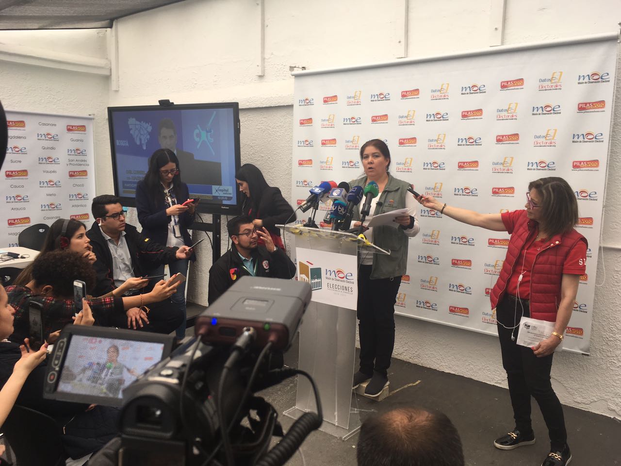 Primer informe Misión de Observación Electoral MOE – Medio día