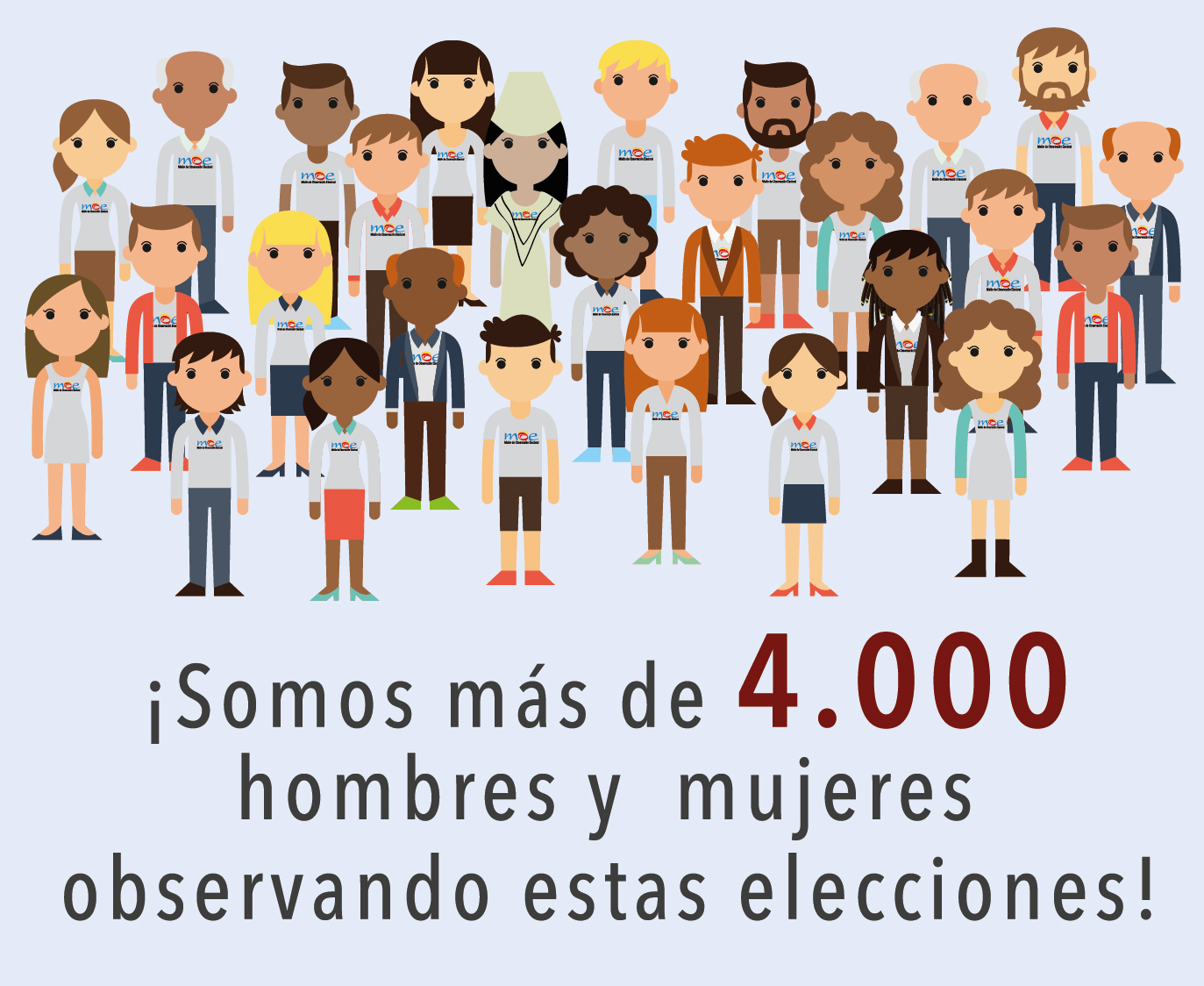 3.414 observadores tendrá la MOE para la segunda vuelta de elecciones a la Presidencia de la República