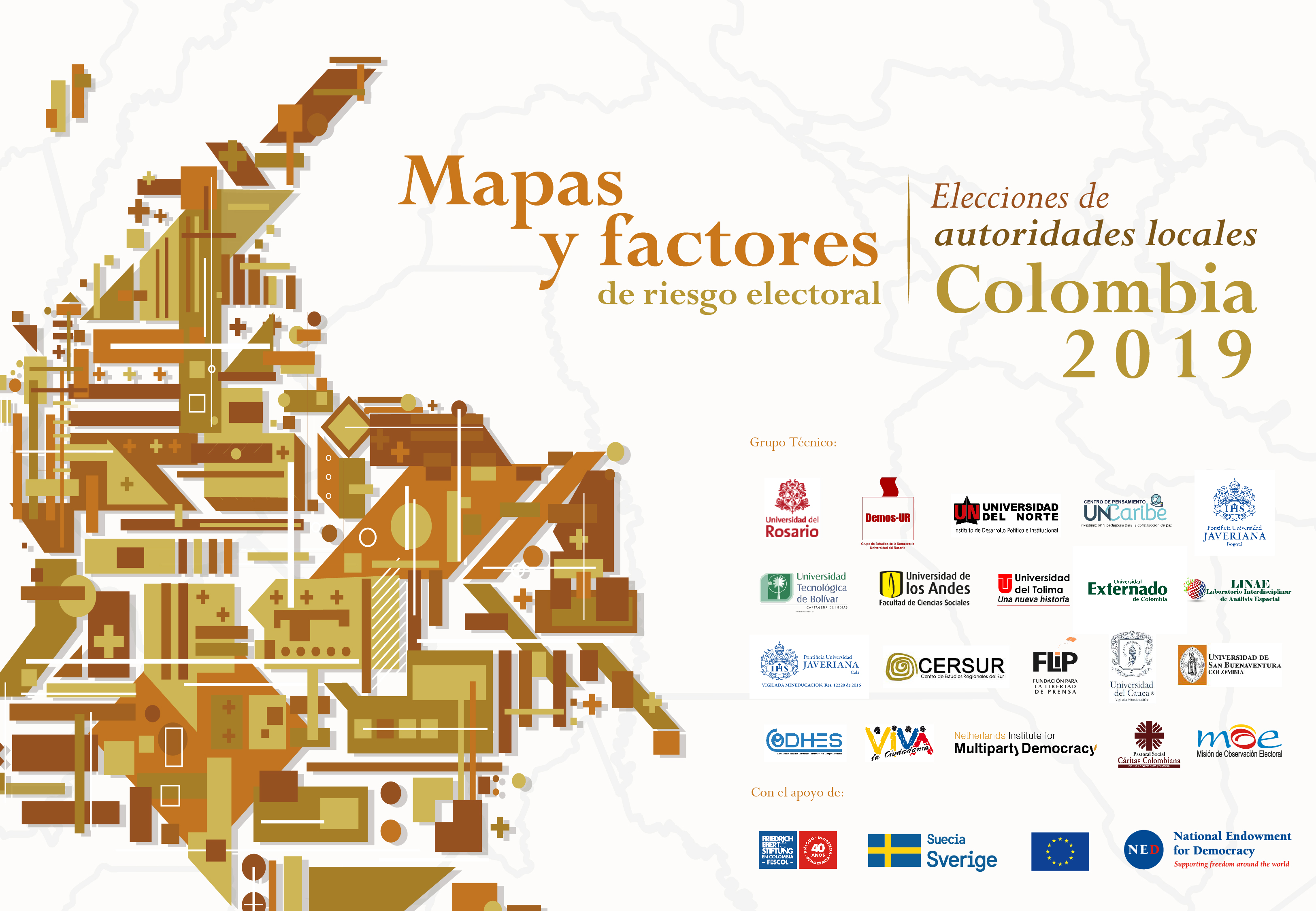 Libro MOE: Mapas de riesgo elecciones de autoridades locales 2019