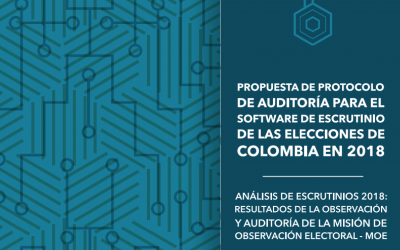 Propuesta de protocolo de auditoría para el proceso de escrutinio elecciones 2018