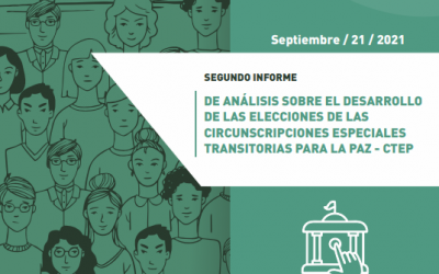 Segundo informe de análisis sobre el desarrollo de las elecciones de las Circunscripciones Especiales Transitorias Para La Paz – CTEP