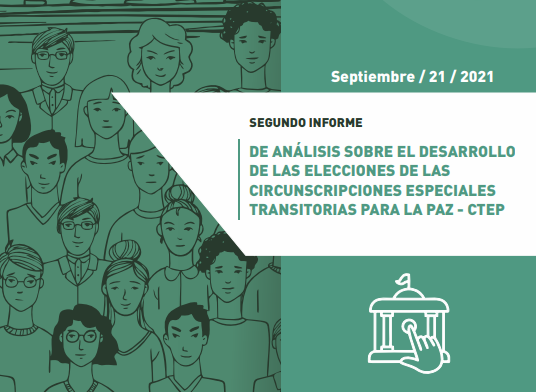 Informe MOE: Segundo informe de análisis sobre el desarrollo de las elecciones de las Circunscripciones Especiales Transitorias Para La Paz – CTEP