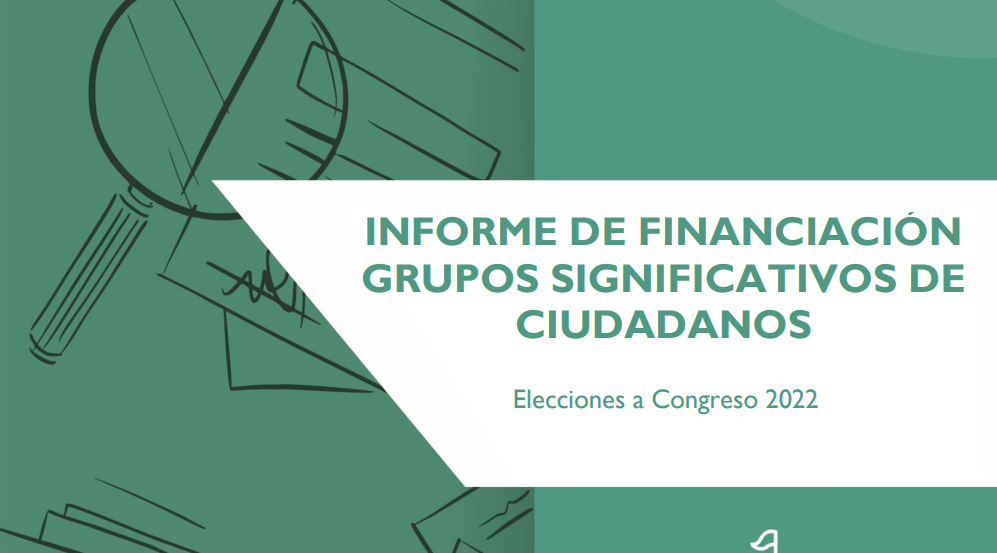 Informe de financiación grupos significativos de ciudadanos
