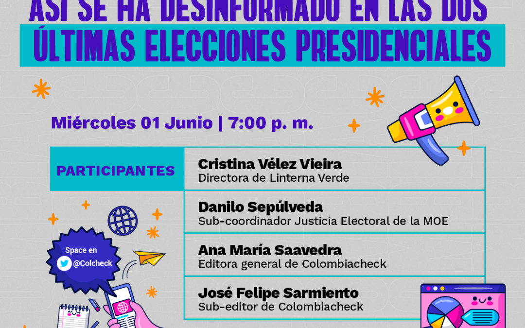 Twitter Space: ‘Así se ha desinformado en las dos últimas elecciones presidenciales’