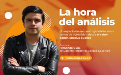 Participación en ‘La hora del análisis’ de Radio Esap