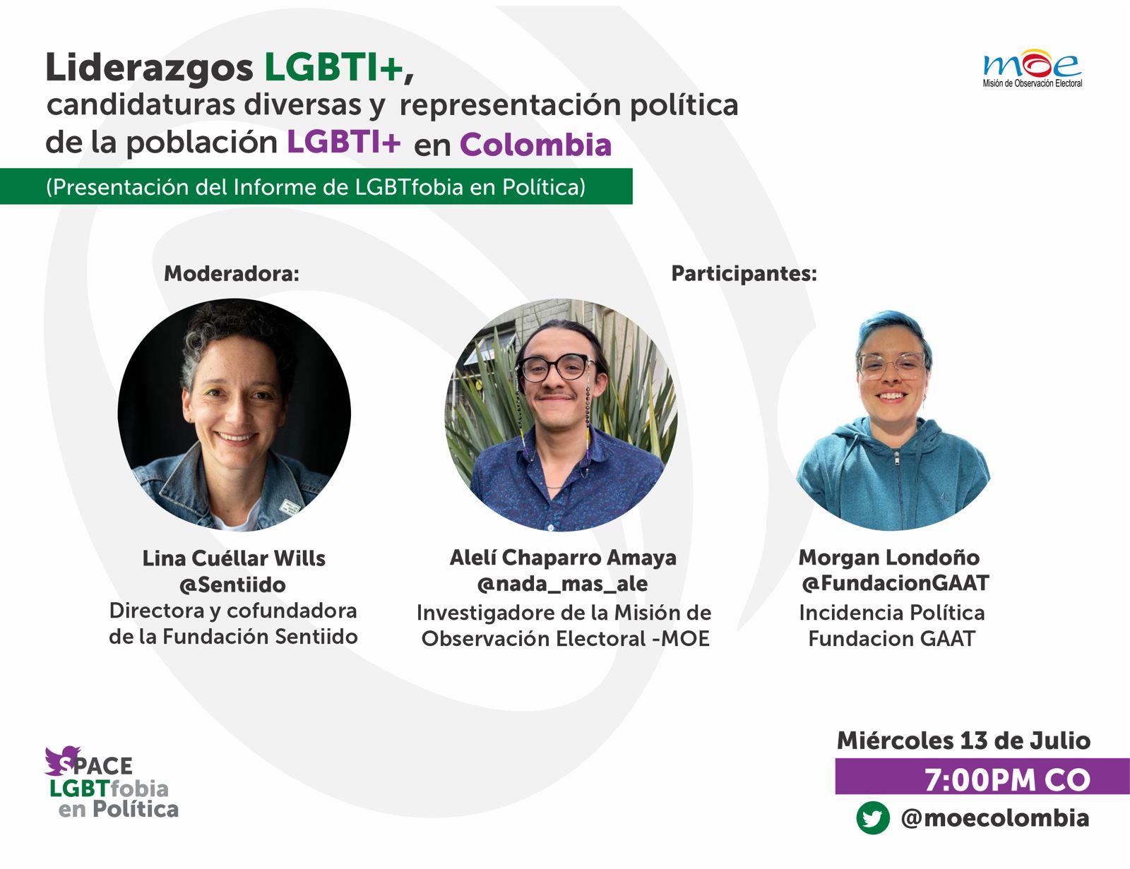 Twitter Space: Informe LGBTIfobia en política