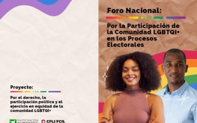 MOE participará del ‘Foro Nacional: Por la participación de la comunidad LGBTQI+ en los procesos electorales’