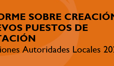 Informe sobre creación de nuevos puestos de votación – Elecciones autoridades locales 2023