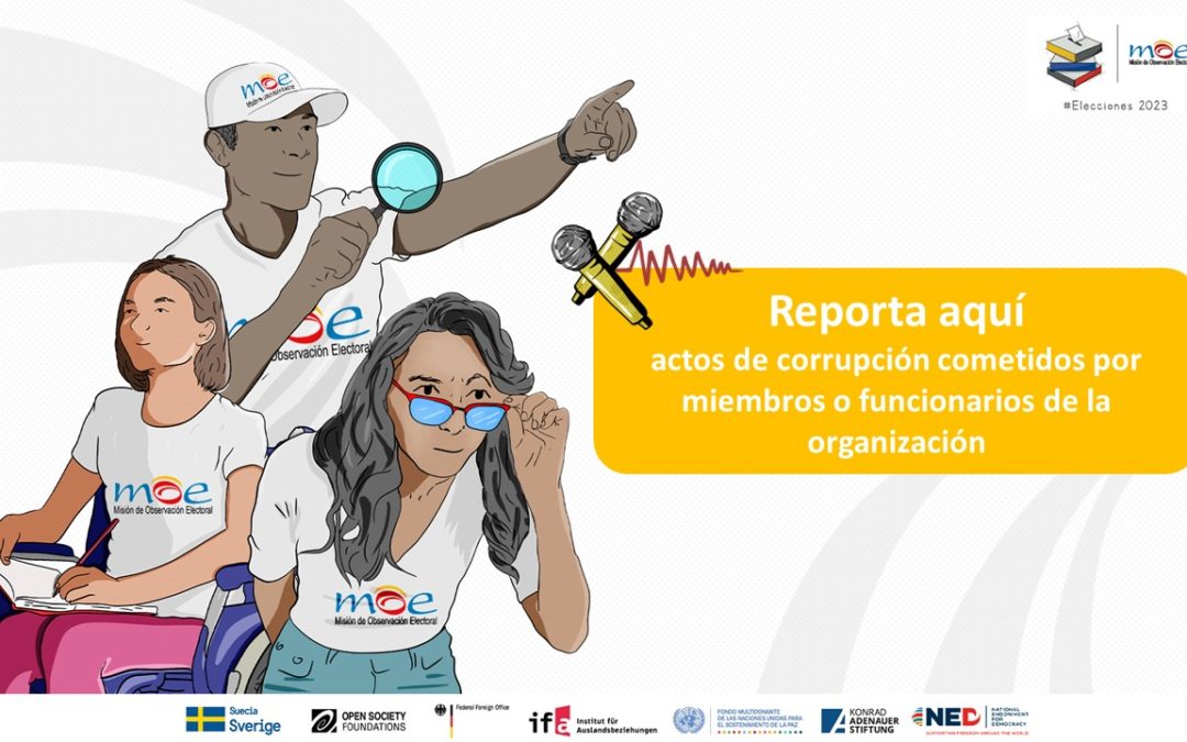 Reporta aquí actos de corrupción cometidos por miembros o funcionarios de la organización