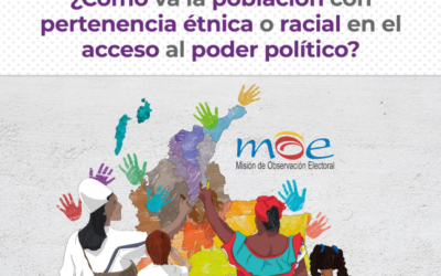 ¿Cómo va la población con pertenencia étnica o racial en el acceso al poder político?