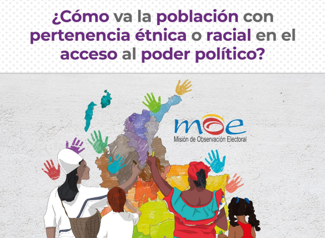 ¿Cómo va la población con pertenencia étnica o racial en el acceso al poder político?