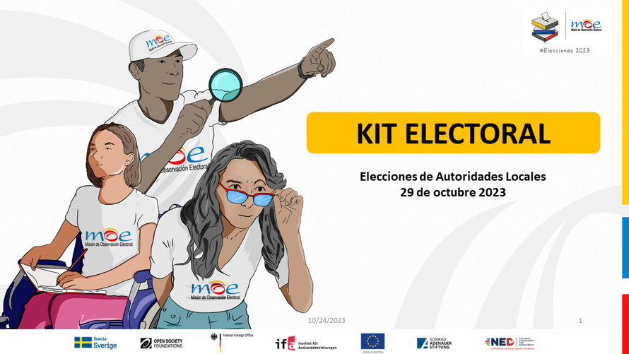 Kit Electoral – Elecciones de autoridades locales 2023