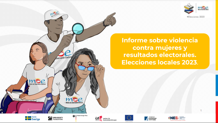 #InformeMOE: Informe sobre violenciacontra mujeres y resultados electorales.Elecciones locales 2023.