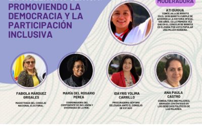 #EVENTO: Levantamos La Voz Por La Equidad | 3ra entrega de los Foros contra la #ViolenciaPolítica: Promoviendo la Democracia y la Participación Inclusiva