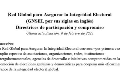 GNSEI – Directrices de participación y compromiso