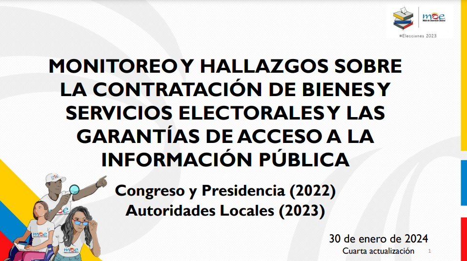 #INFORME – Monitoreo y hallazgos sobre la contratación de bienes y servicios electorales y las garantías de acceso a la información pública –  Elecciones de Congreso y Presidencia 2022 y elecciones de Autoridades Locales 2023
