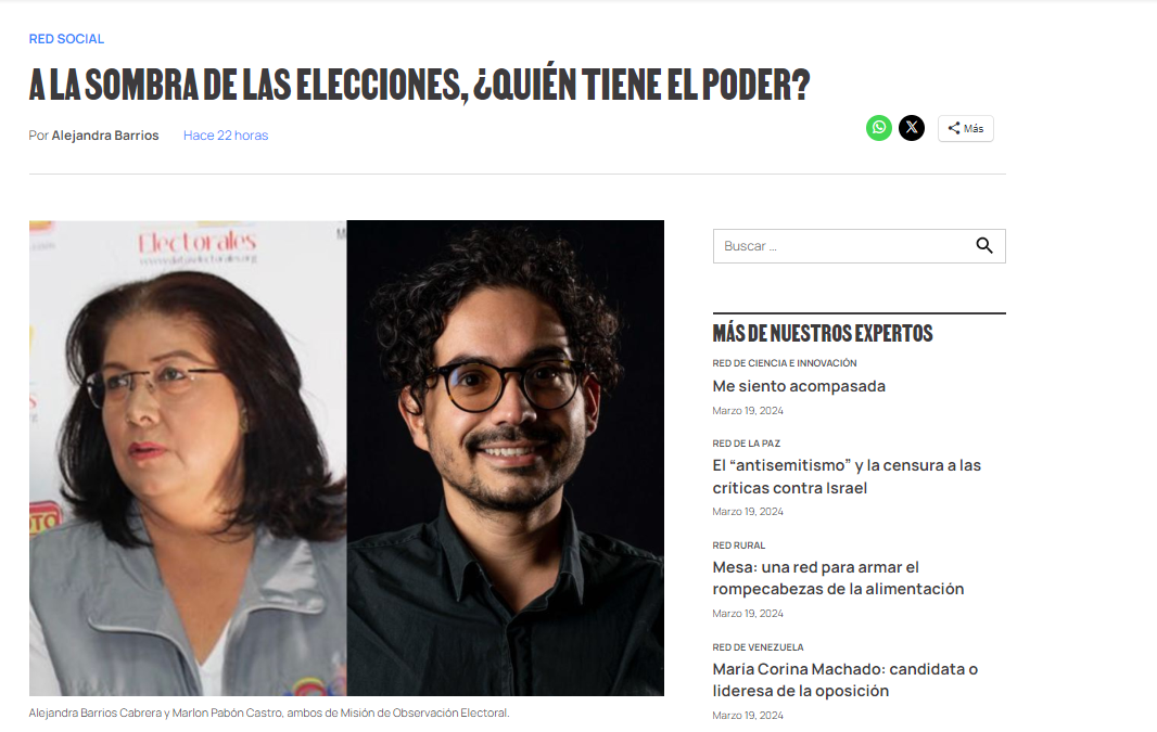 A LA SOMBRA DE LAS ELECCIONES, ¿QUIÉN TIENE EL PODER?