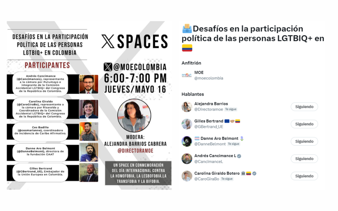 Desafíos en la participación política de las personas LGBTIQ+ en Colombia