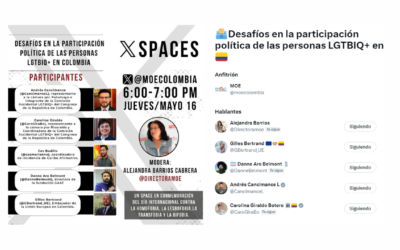 Desafíos en la participación política de las personas LGBTIQ+ en Colombia
