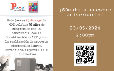 Aniversario MOE: 18 años al servicio de la democracia