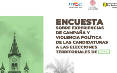 Encuesta sobre experiencias de campaña y violencia política de las candidaturas a las elecciones territoriales de 2023