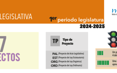 Infografías – Balance de la MOE a la primera legislatura 2024 – 2025 (Periodo de sesiones ordinarias: 20 de julio de 2024 al 16 de diciembre de 2024)