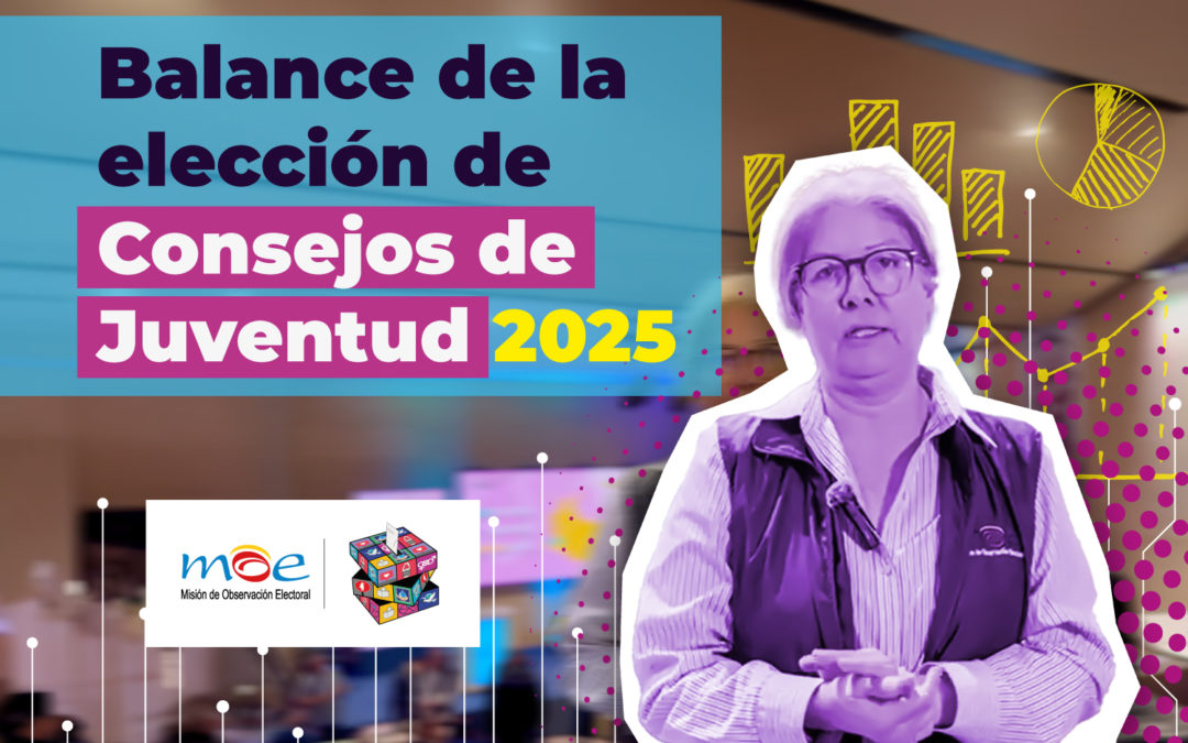 Se necesita mayor articulación interinstitucional para aumentar la participación de las y los jóvenes en las elecciones de Consejos de Juventud: MOE