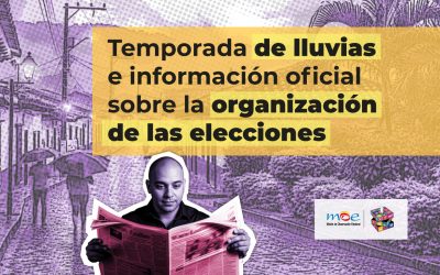 MOE pide a las autoridades sumar esfuerzos para la difusión de información oficial sobre las elecciones