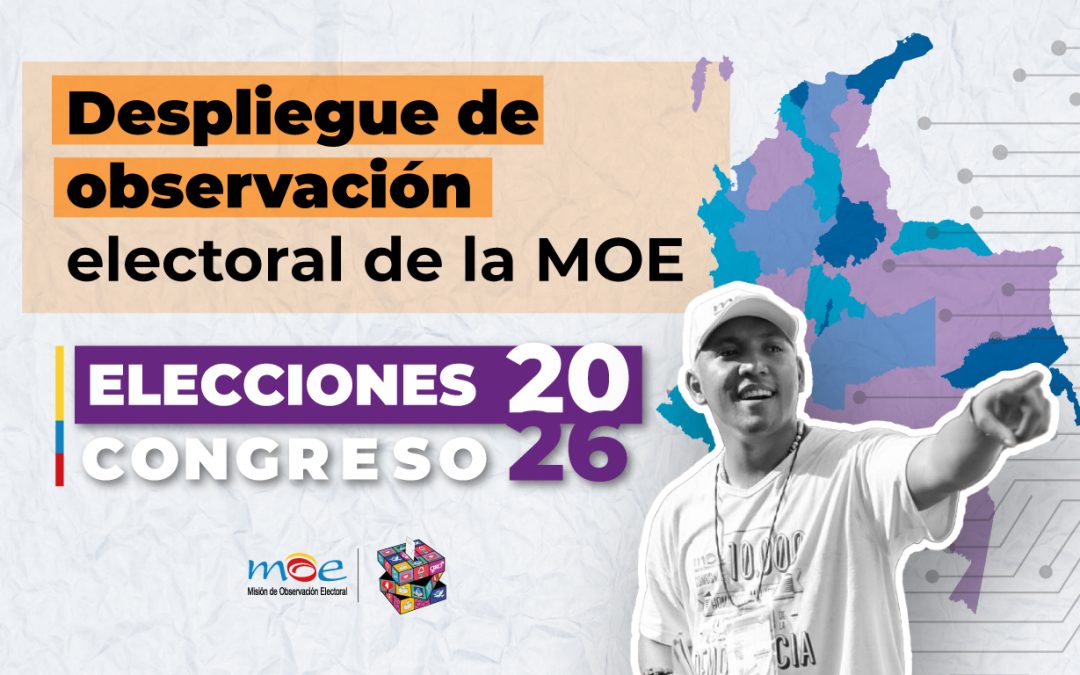 MOE desplegará más de 3.700 observadores para las elecciones de Congreso 2026